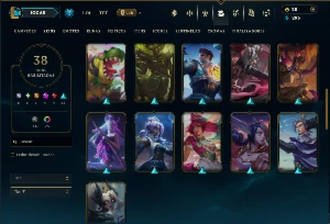 Diamante 4 com 85 Champs e 38 Skins - League of Legends LOL