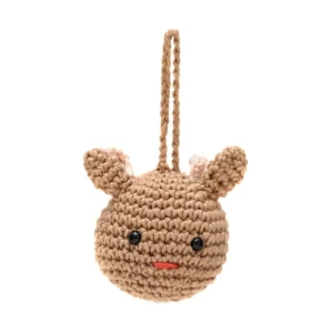 Bola de Natal rena em amigurumi - Artesanato e Personalizados