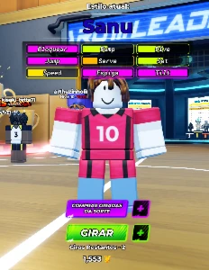 Pego Qualquer Estilo/Style Na Sua Conta No Volleyball Legend - Roblox