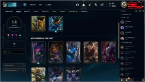 Conta League of Legends (Level 46- Sem rank)*ajudando amigo* LOL