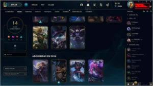Conta League of Legends (Level 46- Sem rank)*ajudando amigo* LOL