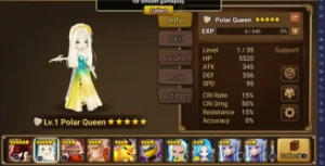 conta Elenoa (ligth polar queen) - Summoners War