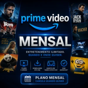 Amazon Prime Video – Acesso Mensal (30 Dias) - Assinaturas e Premium