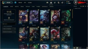 conta smurf plat 2 com 27 skins e 77 icones - League of Legends LOL
