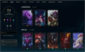 Vendo conta Ouro 2  mmr platina 2 - League of Legends LOL