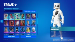 ⭐️FORTNITE⭐️800 Vbuck⭐️76Skins⭐️Marshmallow⭐️Lara C.⭐