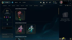 Conta LOL - 200+ skins - GOLD - League of Legends