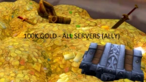 100K Gold - Us Servers *Alliance*