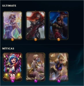 Conta D4 - 368 SKINS/416 CROMAS - League of Legends LOL