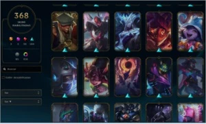 Conta D4 - 368 SKINS/416 CROMAS - League of Legends LOL