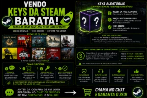 🎮 Keys Steam Aleatórias Baratas 🎁