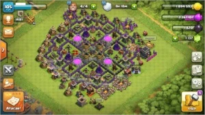 Conta lvl 105/Cv 9 com def quase todas fulls/1100 Gemas - Clash of Clans