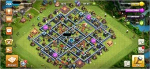 CV13 SEMI FULL TH13 6 CONSTRUTOR  5 SKINS BEM UPADO + GEMAS - Clash of Clans