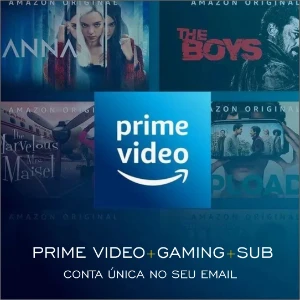 Amazon Prime+Prime Video+Gaming 🎮 - Assinaturas e Premium