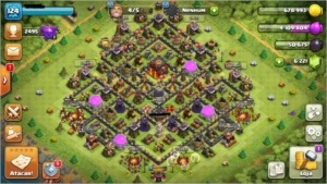 conta clash of clans cv10 e cv9 sem defesa