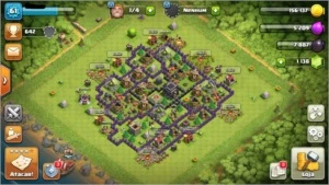 conta clash of clans cv10 e cv9 sem defesa