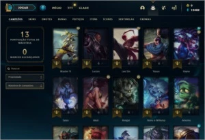 CONTA COM SKIN ULTIMATE PRA VENDER LOGO - League of Legends LOL