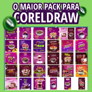 Pack CorelDraw + 100 000 Mil Arquivos E Templates Editáveis - Serviços Digitais