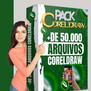 Pack CorelDraw + 100 000 Mil Arquivos E Templates Editáveis - Serviços Digitais