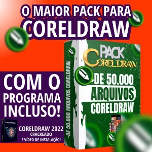 Pack CorelDraw + 100 000 Mil Arquivos E Templates Editáveis - Serviços Digitais