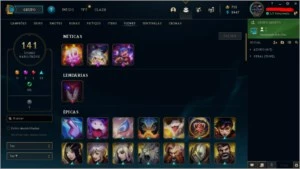 Vendo conta de lol - League of Legends