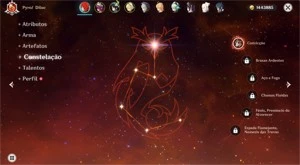 Genshin Impact Conta com Diluc C1 e Venti Américas AR 33