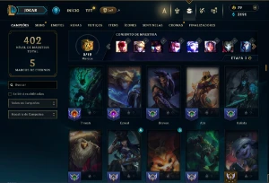 Unranked com TODOS os champs e 223 Skins + Kayle Juiza - League of Legends LOL