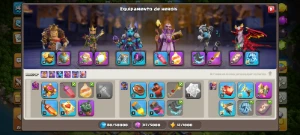 Duas Conta de clash of clans cv17 e CV 15