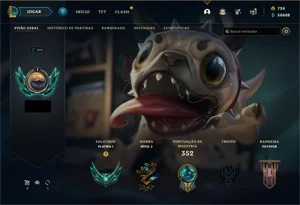 CONTA DE LEAGUE OF LEGENDS SUPER RARA COM SKINS DA S1E S2 LOL