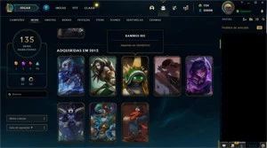 CONTA DE LEAGUE OF LEGENDS SUPER RARA COM SKINS DA S1E S2 LOL