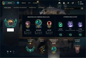 CONTA DE LEAGUE OF LEGENDS SUPER RARA COM SKINS DA S1E S2 LOL