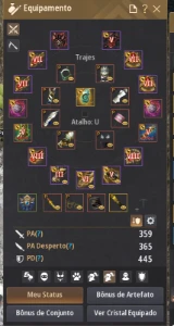 Conta BDO 365/445 - Black Desert