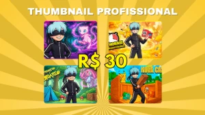 Thumbnails Com VTUBERS - Serviços Digitais