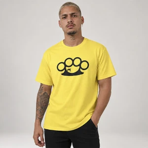 Camiseta Amarela Halfpipe - Artesanato e Personalizados