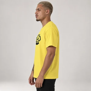 Camiseta Amarela Halfpipe - Artesanato e Personalizados