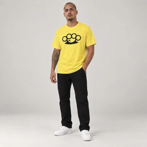 Camiseta Amarela Halfpipe - Artesanato e Personalizados