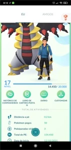 Conta Pokémon go lvl 17 - D201