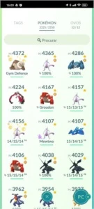 Vendo conta Pokemon GO hardcore lvl 50 - Pokémon