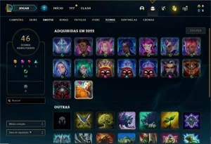 Conta ouro 4 com 38 Champs e 4 Skins - League of Legends LOL