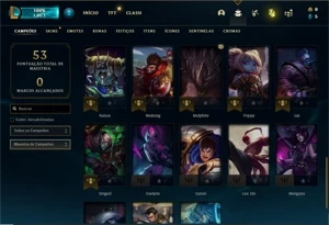 Conta ouro 4 com 38 Champs e 4 Skins - League of Legends LOL
