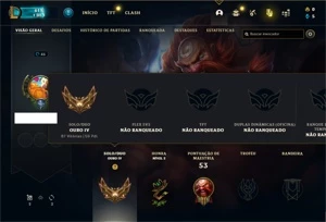 Conta ouro 4 com 38 Champs e 4 Skins - League of Legends LOL