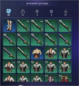Conta LVL 40 / MIR4