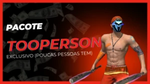 Conta gemada e rara + pacote (tooperson) - Free Fire