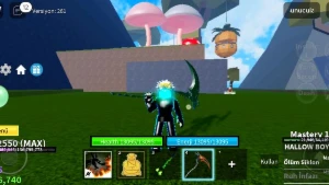 Conta de blox fruits level 1000 com sea 2 liberado + 1.000.0 - Roblox
