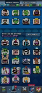 Conta Clash Royale bem upada