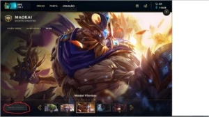 conta league of legends unranked e ouro na  season 6 e 7 LOL