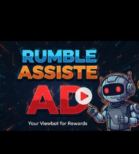Programa para assistir anuncios na Rumble