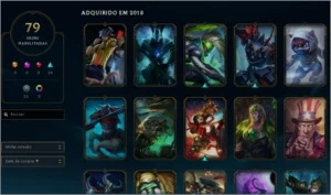 CONTA LEAGUE OF LEGENDS PLATINA III LOL