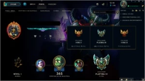 CONTA LEAGUE OF LEGENDS PLATINA III LOL