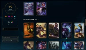 CONTA LEAGUE OF LEGENDS PLATINA III LOL